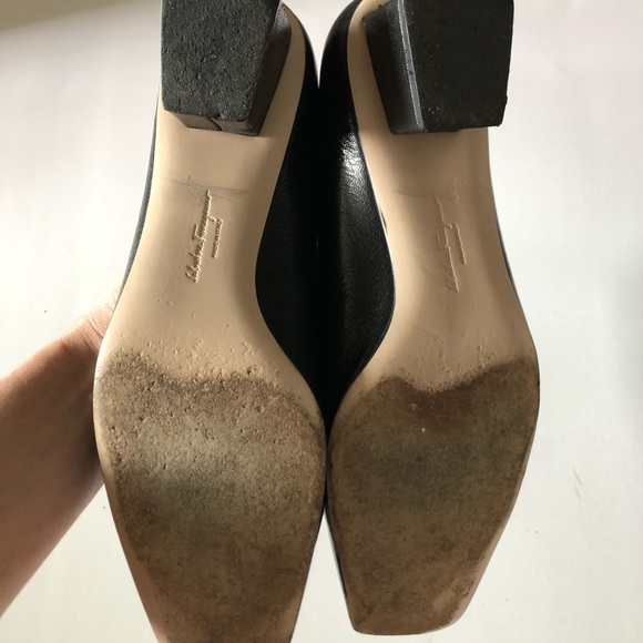 Salvatore Ferragamo Loafer Block Heels - Picture 7 of 11